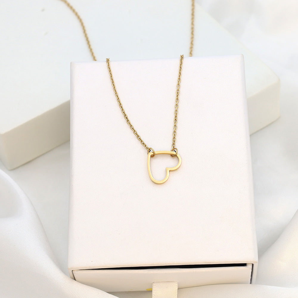 Amara Gold Heart Necklace