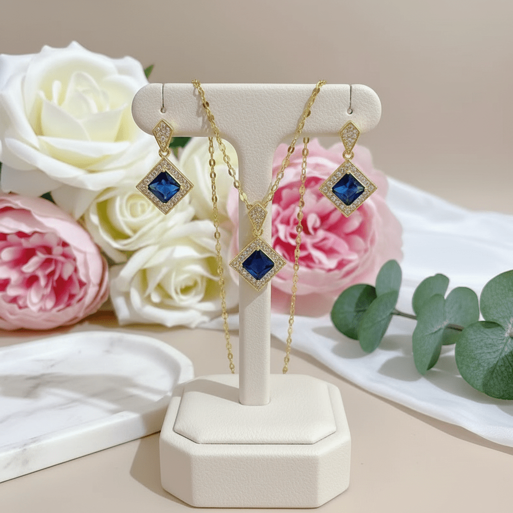 Azure Jewelry set - Hansel & Grace