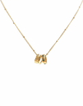 Minimalist Three Ring Necklace - Hansel Grace