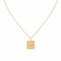 White heart - Stainless steel necklace - Hansel Grace